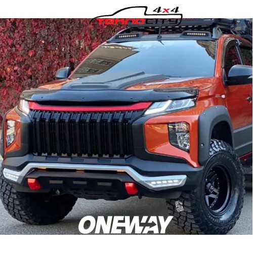 Ön Tampon Koruma Gündüz Ledli  -Ön Tampon Plate Mitsubishi L200 2019+